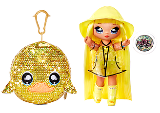 Блестящая серия Na!Na!Na! Surprise 2 в 1: Кукла с огромными глазами + питомцец. Подарочная БУМ упаковка.