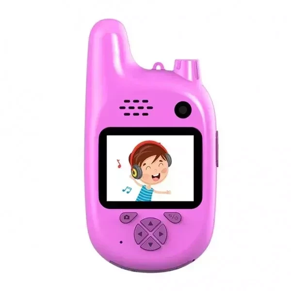 Детский фотоаппарат камера рация Walkie Talkie HD (Розовый) - фото 1 - id-p116477082