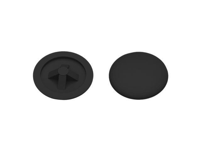 Заглушка для самореза PH2, декоративная черная (50 шт в зип-локе) STARFIX - фото 1 - id-p199395412
