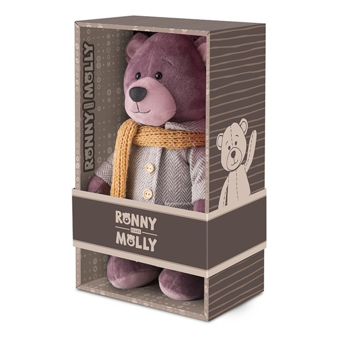 Мягкая игрушка «Мишка Ронни в пальто», 21 см - фото 2 - id-p199390991