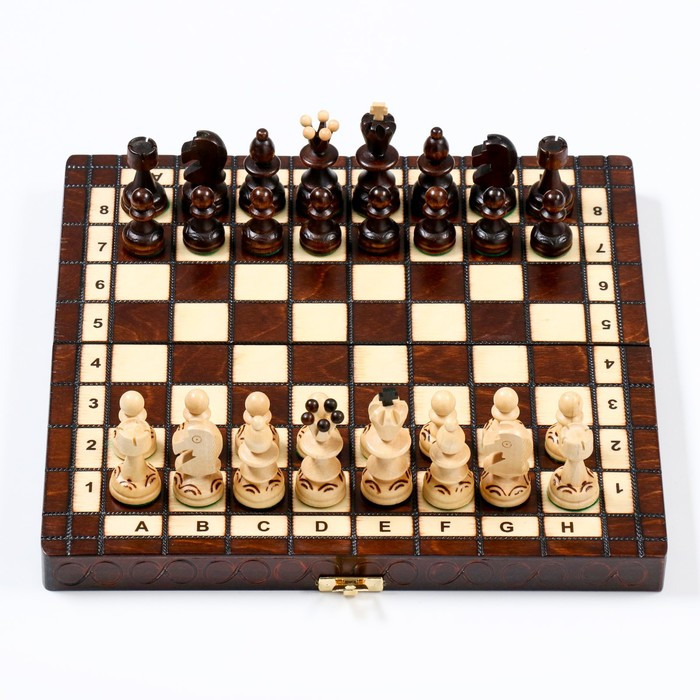 Шахматы "Жемчуг", 28 х 28 см, король h-6.5 см, пешка h-3 см - фото 3 - id-p199414609