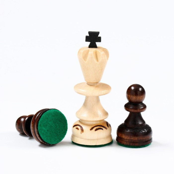 Шахматы "Жемчуг", 28 х 28 см, король h-6.5 см, пешка h-3 см - фото 4 - id-p199414609