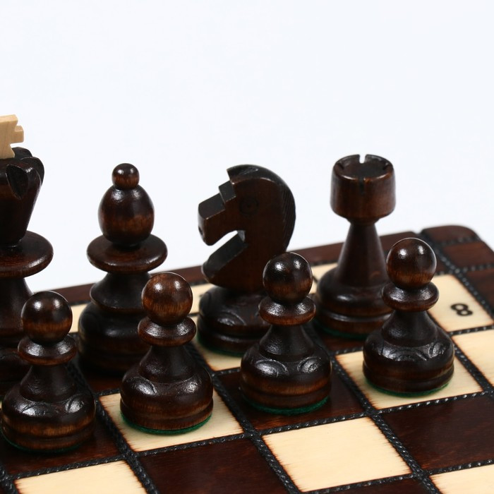 Шахматы "Жемчуг", 28 х 28 см, король h-6.5 см, пешка h-3 см - фото 5 - id-p199414609