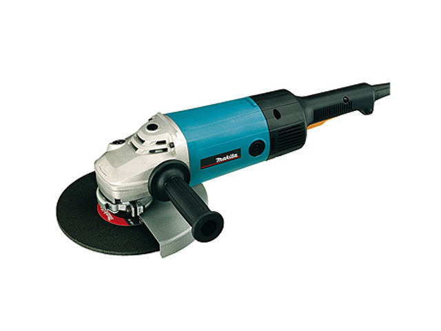 Двуручная углошлифмашина MAKITA 9079 SF в кор. (2000 Вт, диск 230х22 мм, плавный пуск, без регул. об., - фото 1 - id-p199393167