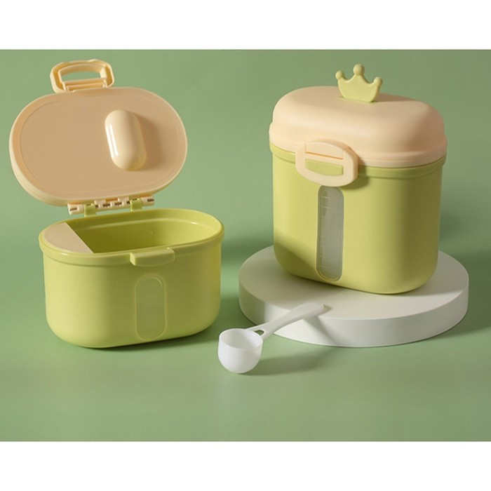 Контейнер для хранения детского питания «Корона», 240 гр., цвет зеленый - фото 2 - id-p199398988