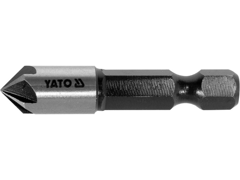 Сверло конусное зенкер  d8.3мм L40мм хвостовик HEX "Yato"
