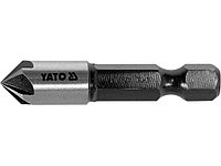 Сверло конусное зенкер d8.3мм L40мм хвостовик HEX "Yato"