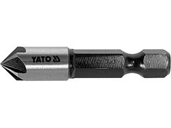 Сверло конусное зенкер  d8.3мм L40мм хвостовик HEX "Yato"