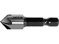 Сверло конусное зенкер d10.4мм L40мм хвостовик HEX "Yato"