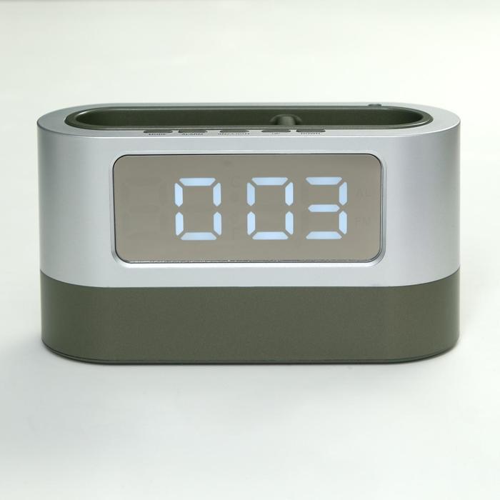 Часы настольные электронные, с органайзером, календарем, будильником, секундомером, 3ААА - фото 2 - id-p199418696