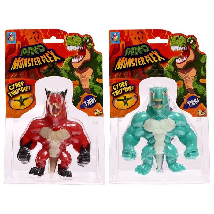 Тянущаяся фигурка Monster Flex. Dino, 14 см, 14 видов, МИКС - фото 4 - id-p199400362