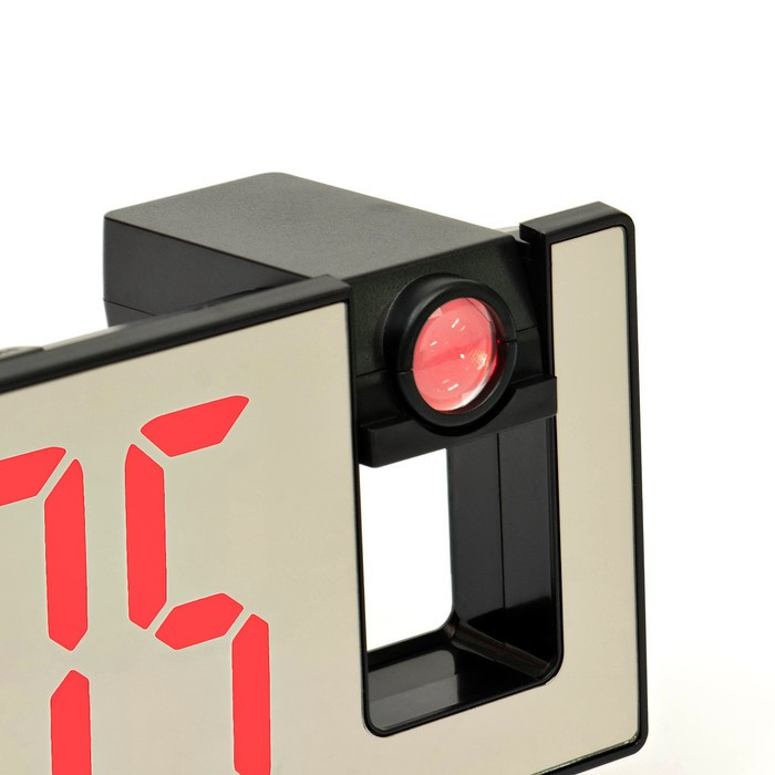 Часы настольные электронные с проекцией: будильник, термометр, календарь, USB, 18.5 x 7.5 см - фото 5 - id-p199418708