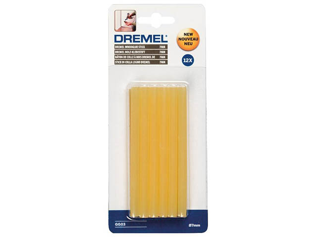 Клеевые стержни для дерева 7 мм DREMEL GG03 (12 шт) - фото 1 - id-p199396147