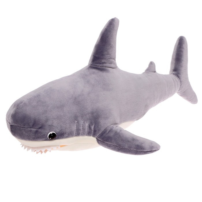 Мягкая игрушка «Акула», цвет серый, 50 см - фото 1 - id-p199389605