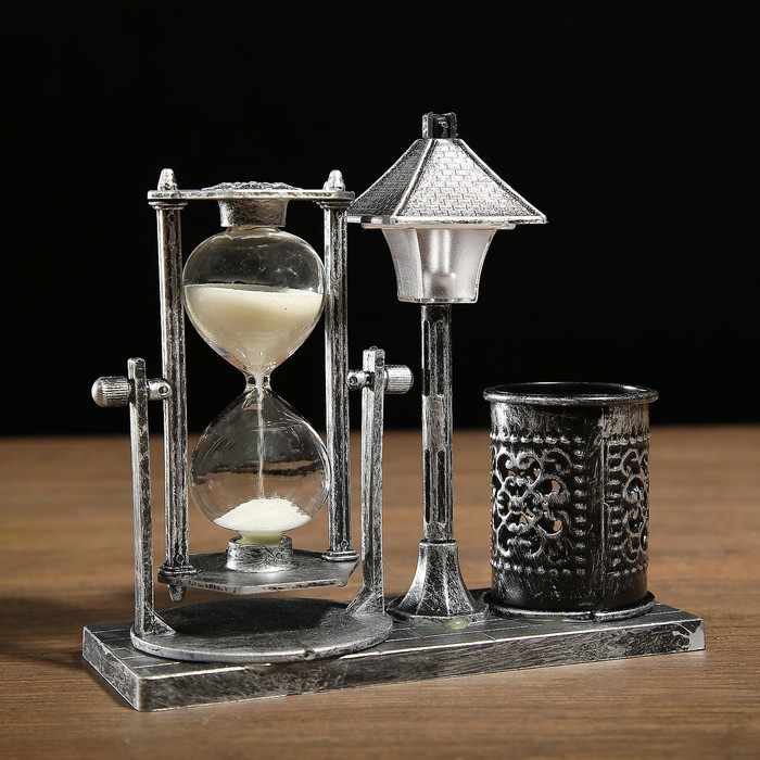 Песочные часы "Уличный фонарик",сувенирные,подсветка,каранд-цей, 6.5 х 15.5 х 14.5 см, микс - фото 10 - id-p199418789