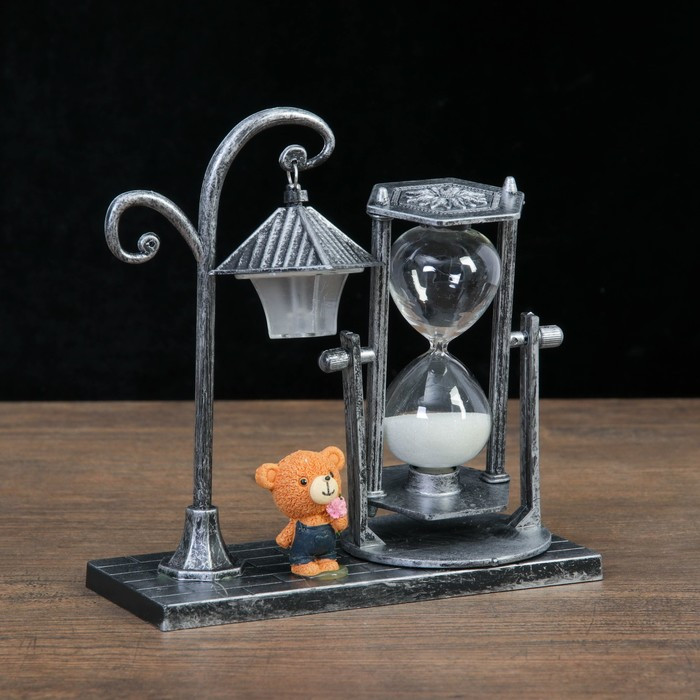 Песочные часы "Уличный фонарик", сувенирные, с подсветкой, 15.5 х 6.5 х 15.5 см, микс - фото 4 - id-p199418790