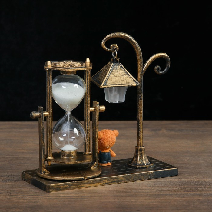 Песочные часы "Уличный фонарик", сувенирные, с подсветкой, 15.5 х 6.5 х 15.5 см, микс - фото 5 - id-p199418790