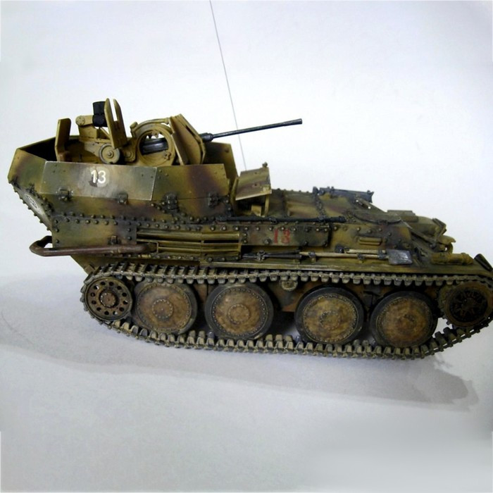 Сборная модель «Немецкий зенитный танк Флакпанцер 38» - фото 4 - id-p199412805