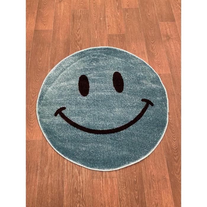 Ковёр круглый Smile nc19, 100x100 см, цвет blue - фото 1 - id-p199419853