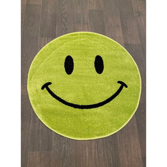 Ковёр круглый Smile nc19, 100x100 см, цвет green - фото 1 - id-p199419854