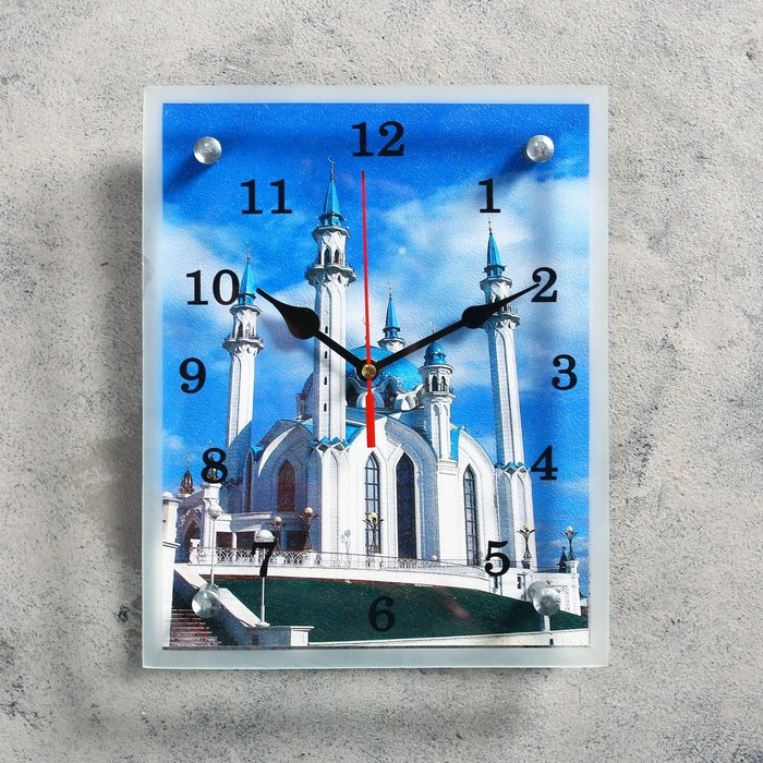 Часы настенные, серия: Город, "Мечеть Кул Шариф", 20х25 см - фото 1 - id-p199417861