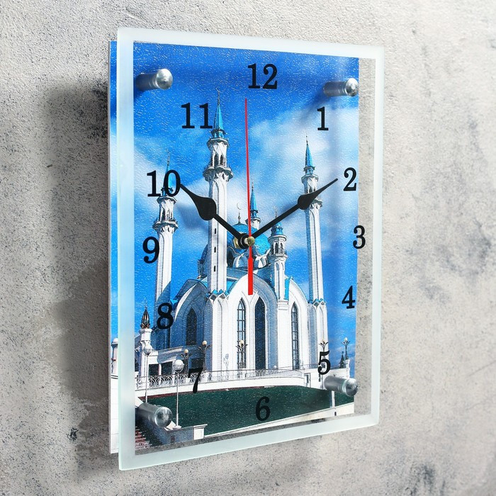 Часы настенные, серия: Город, "Мечеть Кул Шариф", 20х25 см - фото 2 - id-p199417861