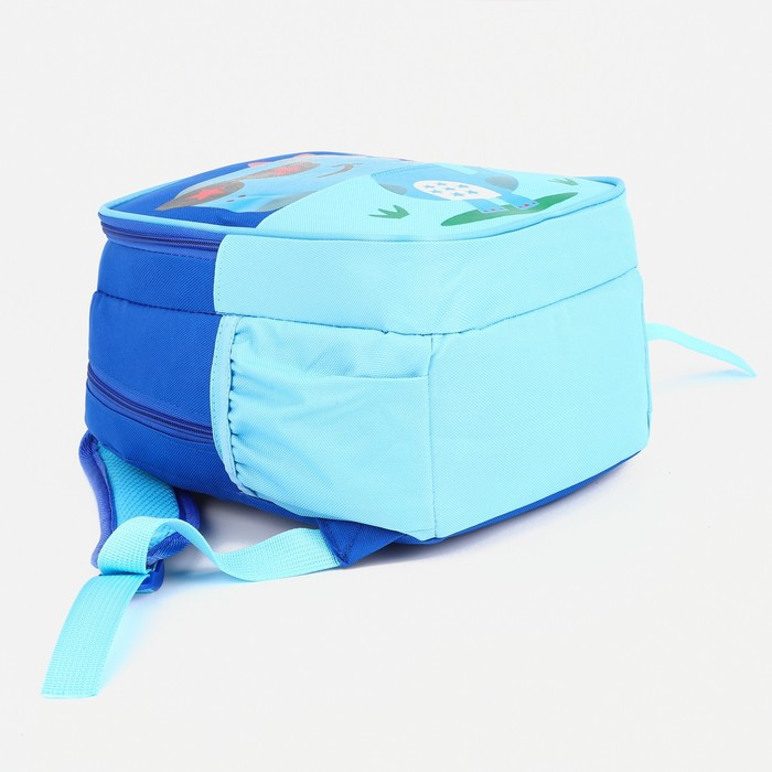 Рюкзак на молнии, цвет синий/голубой - фото 3 - id-p199429934