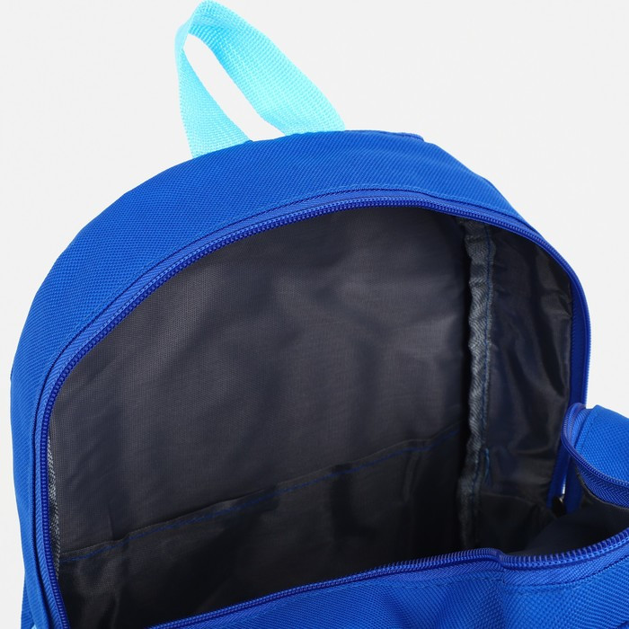 Рюкзак на молнии, цвет синий/голубой - фото 4 - id-p199429934