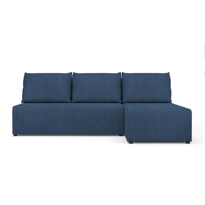 Угловой диван «Алиса», еврокнижка, велюр arben/vital, цвет ocean - фото 2 - id-p199432948