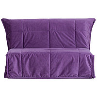 Прямой диван-кровать «Женева», механизм аккордеон, велюр, цвет фиолетовый