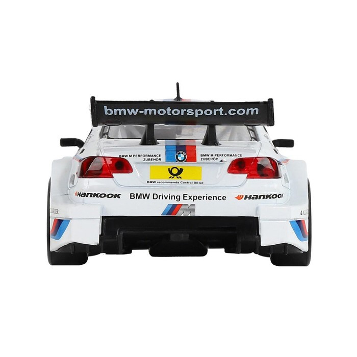 Машина металлическая BMW M3 DTM 1:32, инерция, световые и звуковые эффекты, открываются двери, цвет белый - фото 7 - id-p199392713