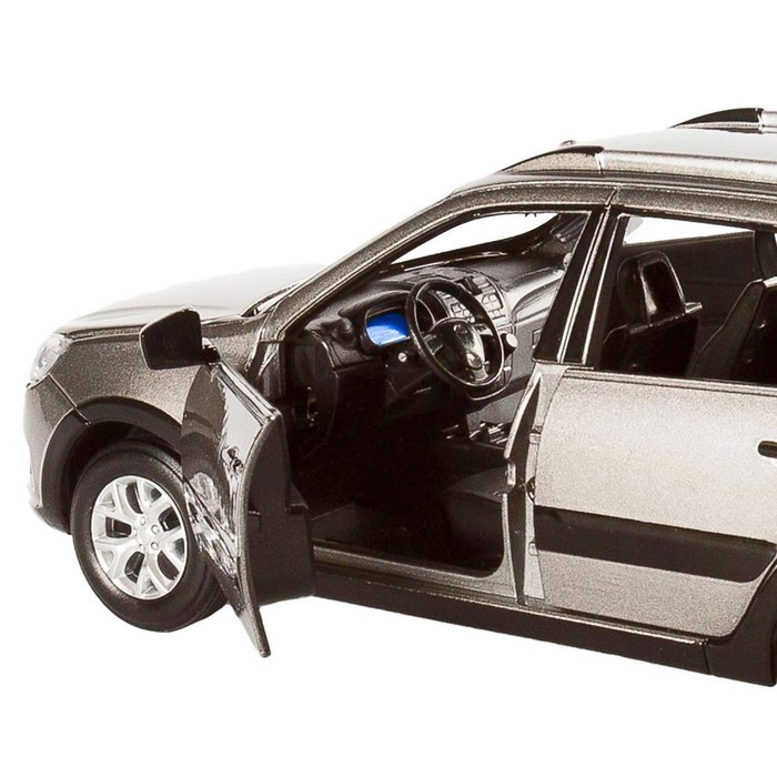 Машина металлическая «Lada» 1:24 инерция, цвет серый, открываются двери, капот и багажник, световые и звуковые - фото 5 - id-p199392728