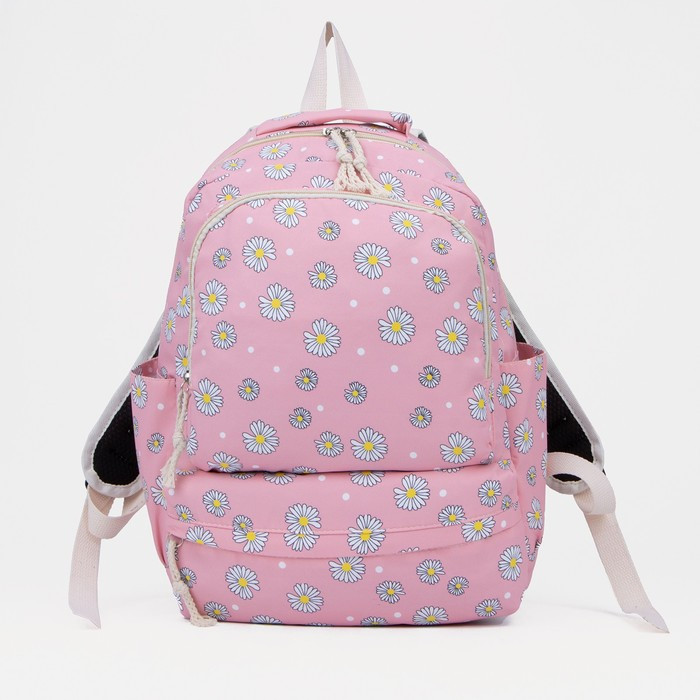 Рюкзак на молнии, сумка, косметичка, цвет розовый - фото 2 - id-p199430013