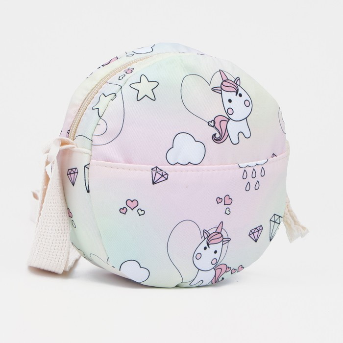 Рюкзак на молнии, сумка, косметичка, цвет розовый - фото 6 - id-p199430017