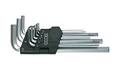 Ключи шестиугольные CV набор 9шт Topex 35D956