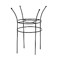 Опора для растений, d = 60 см, h = 68 см, металл, чёрная