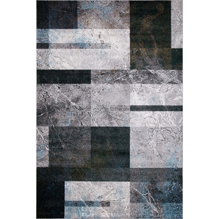 Ковер прямоугольный LONDON D828, размер 160x230 см, цвет gray-blue - фото 1 - id-p199423087