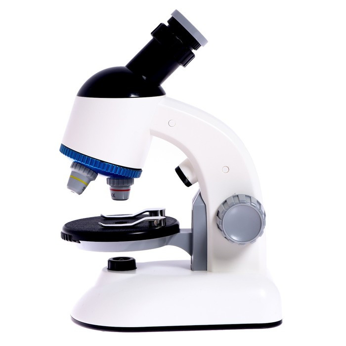 Микроскоп детский «Юный ученый» кратность х100, х400, х1200, подсветка, цвет белый - фото 3 - id-p199415046