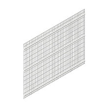 Панельное ограждение, 1,74 × 2,7 м, ячейка 55 × 235 мм, d = 3.8 мм, «ПРЕГРАДА»