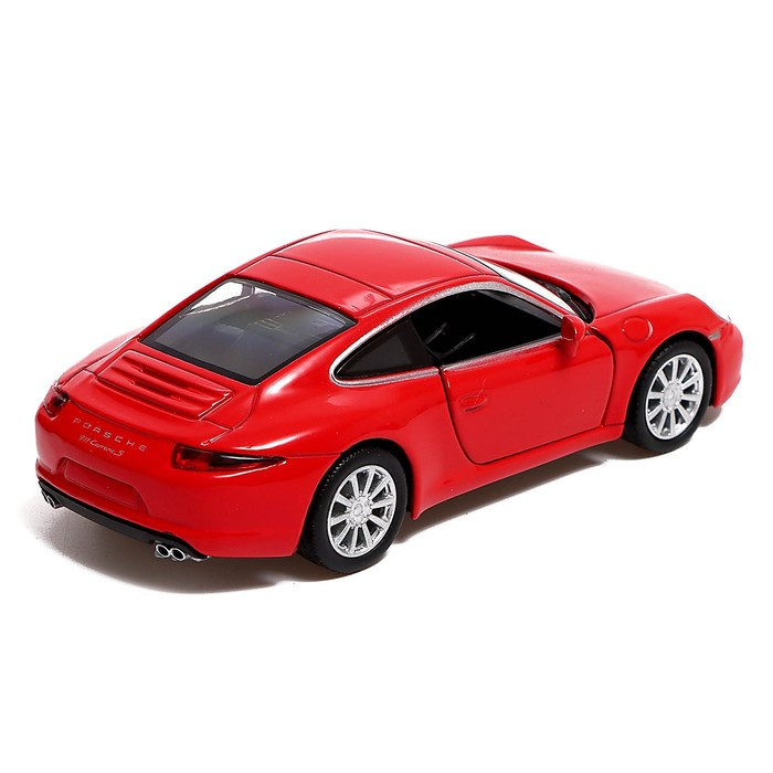 Машина металлическая PORSCHE 911 CARRERA S, 1:32, открываются двери, инерция, цвет красный - фото 3 - id-p199413100