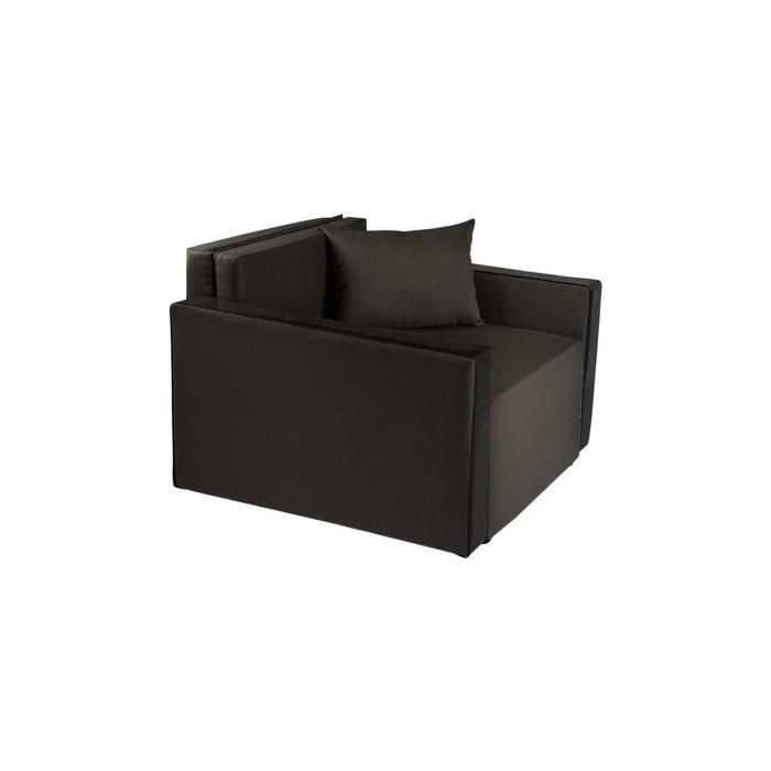 Кресло- кровать "Милена-2" Grafit/Экокожа черная - фото 1 - id-p199433255
