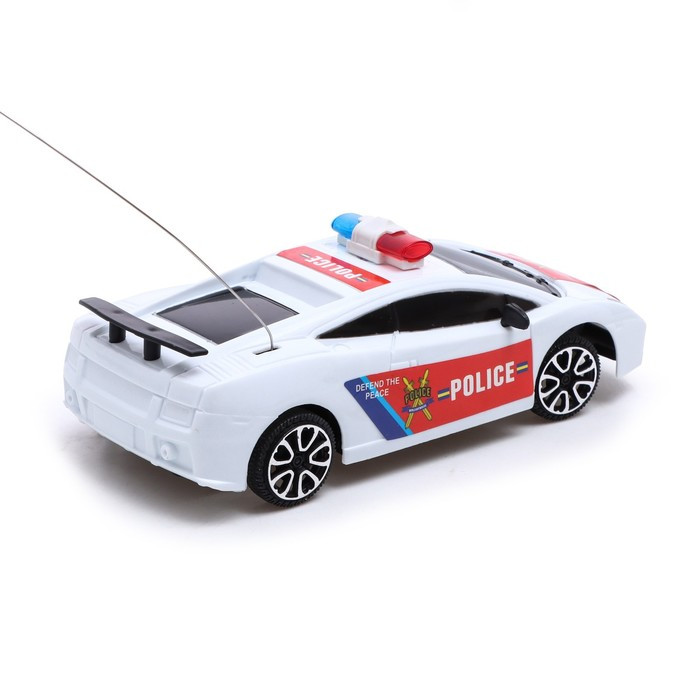 Машина радиоуправляемая «Полицейский патруль», работает от батареек, цвет бело-красный - фото 3 - id-p199413160