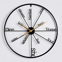 Часы настенные, серия: Лофт, "Пул", плавный ход, d-60 см