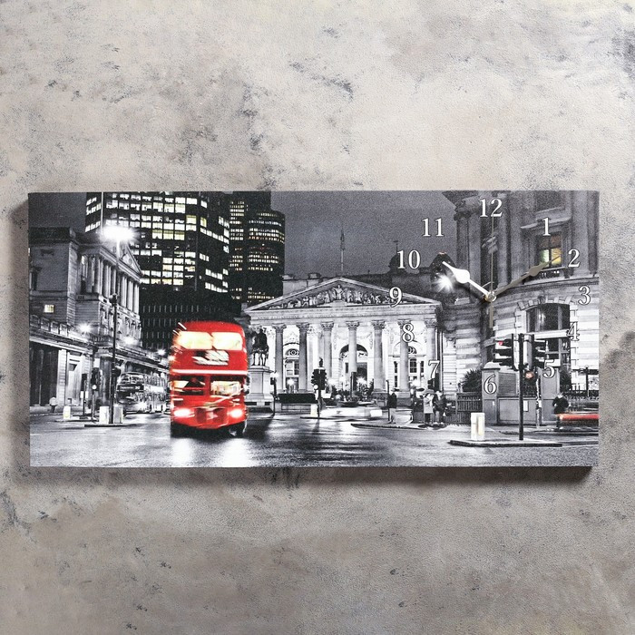Часы-картина настенные, серия: Город, "Лондон", 40 х 76 см - фото 1 - id-p199418226