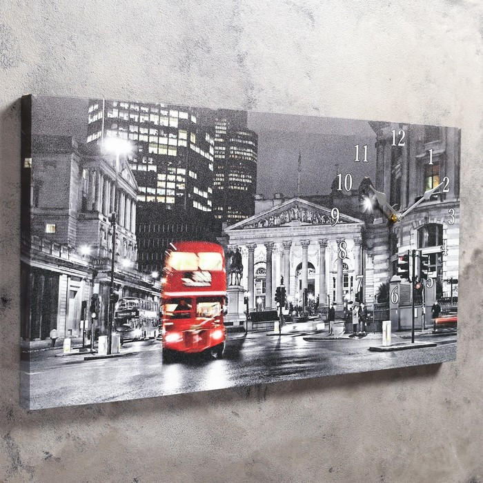 Часы-картина настенные, серия: Город, "Лондон", 40 х 76 см - фото 2 - id-p199418226