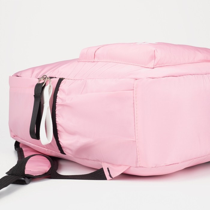 Рюкзак, отдел на молнии, наружный карман, кошелёк, цвет розовый - фото 4 - id-p199430267