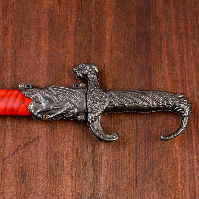 Сувенирный нож, 23 см рукоять в форме дракона - фото 4 - id-p199416228