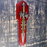 Сувенирный меч на планшете, цветное нанесение на лезвии, 52 см, фото 2