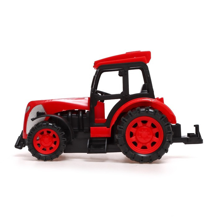 Трактор радиоуправляемый «Фермер», работает от аккумулятора, цвет красный - фото 2 - id-p199413221