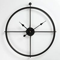 Часы настенные, серия: Лофт, дискретный ход, 67 х 63 х 5.5 см